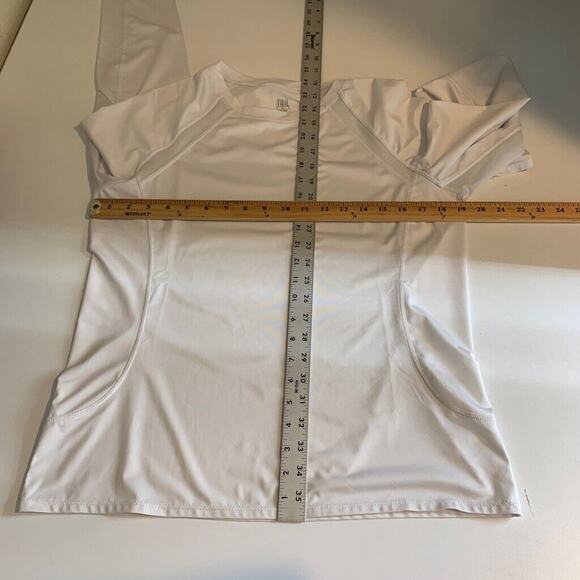 Tail Shirt Womens L Large White Essentials Alda Long Sleeve Mesh Panels UPF 50+ - Picture 8 of 12